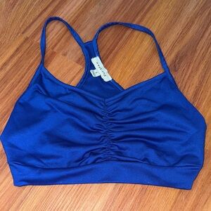 Blue Women's Crop Top